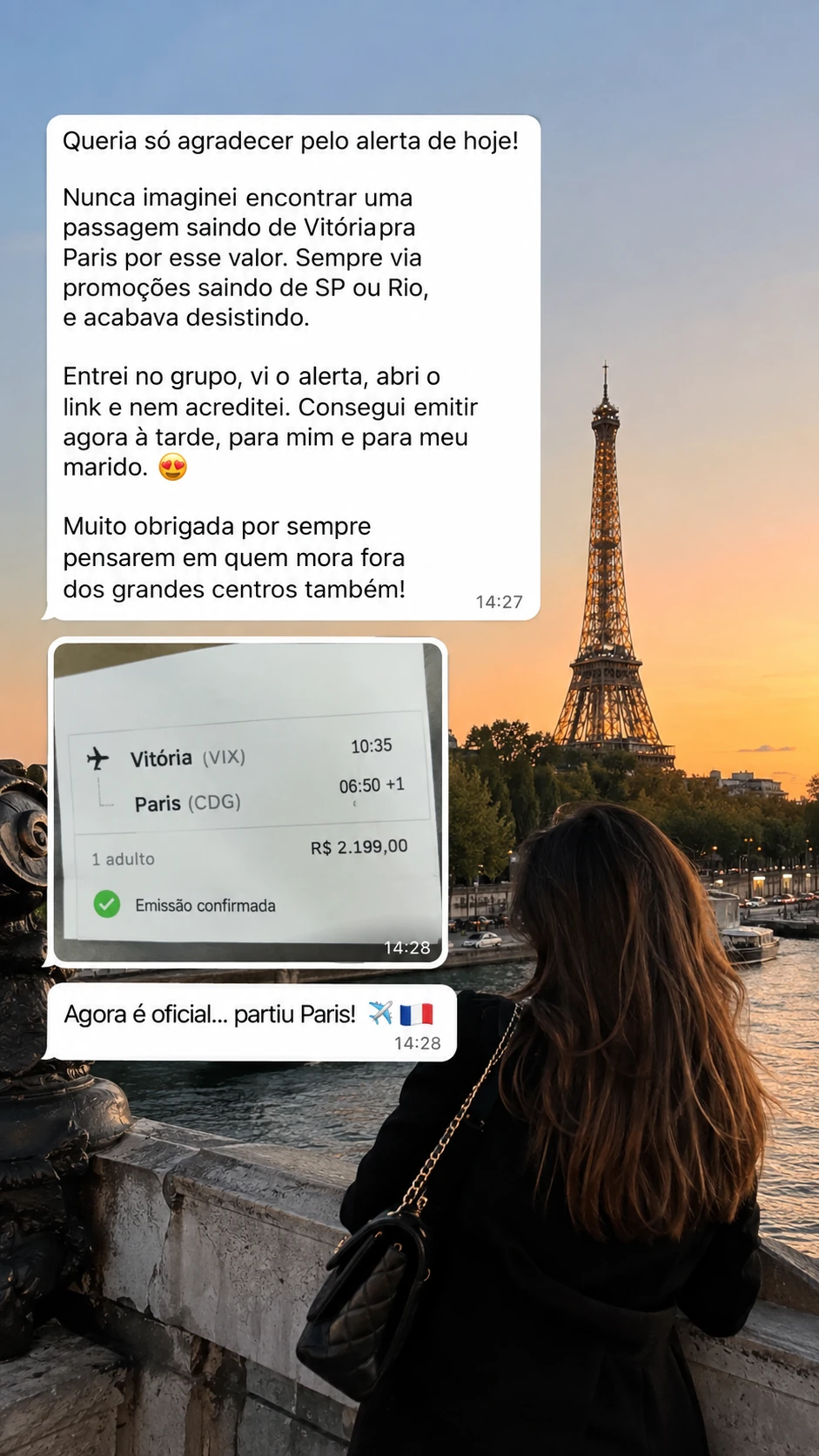 Relato de viagem: Vitória • Paris